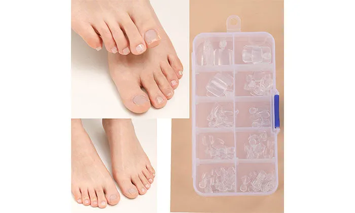 100 Piece Fake Toenails Tips