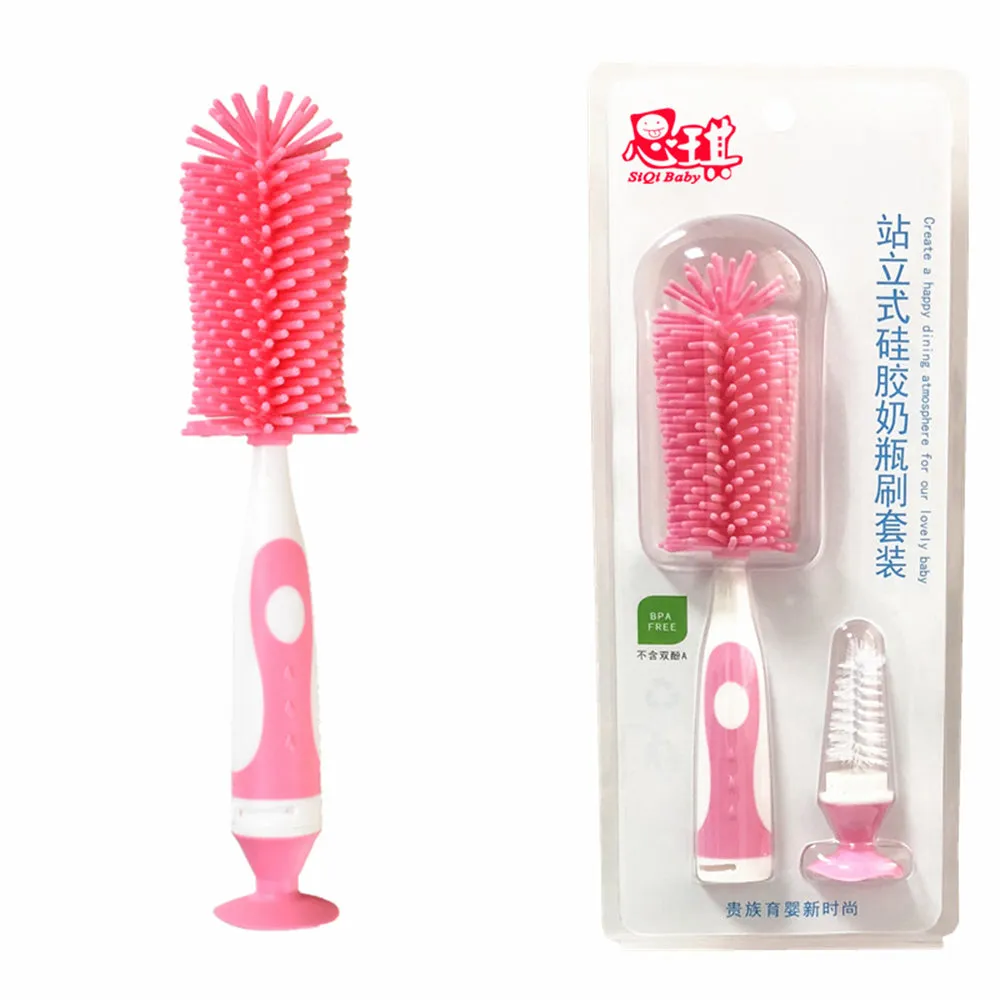 2 in 1 Silicone Bottle Brush