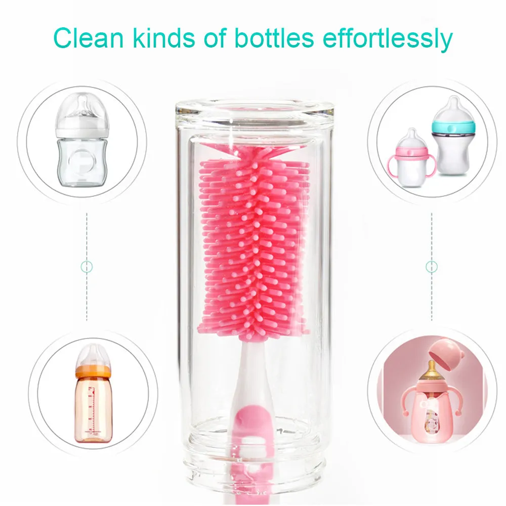 2 in 1 Silicone Bottle Brush