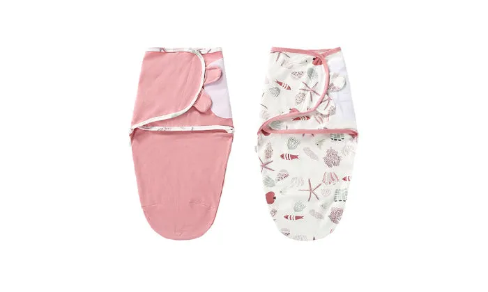 2 Piece Newborn Baby Swaddle Blanket