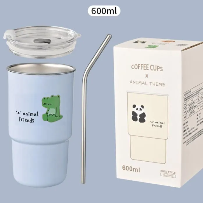 304 Stainless Steel Panda Coffee Cup