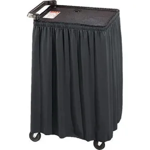 38" x 116" Poly Premier AV Cart Skirt