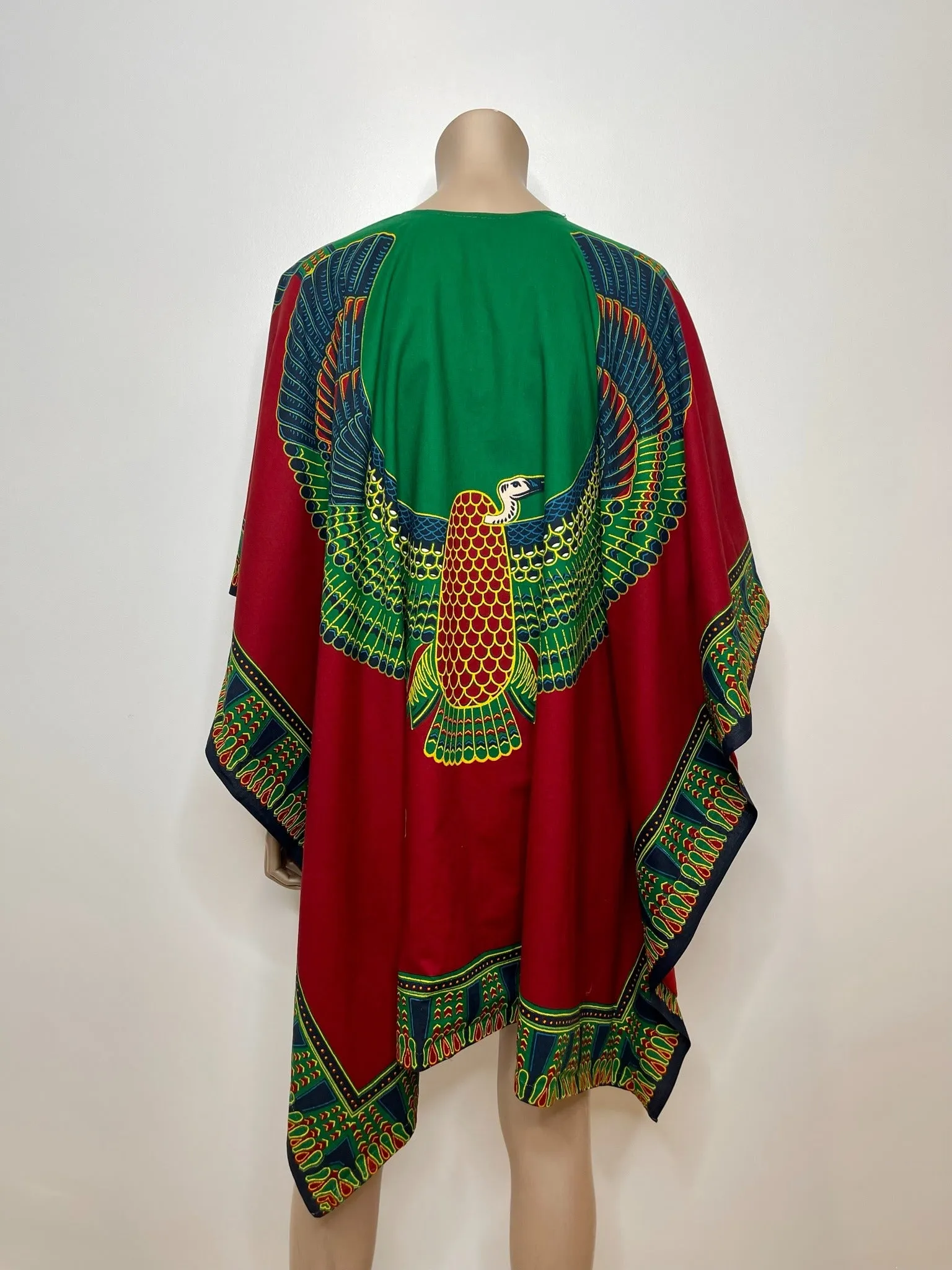 '70’s Dress with Dramatic Cape