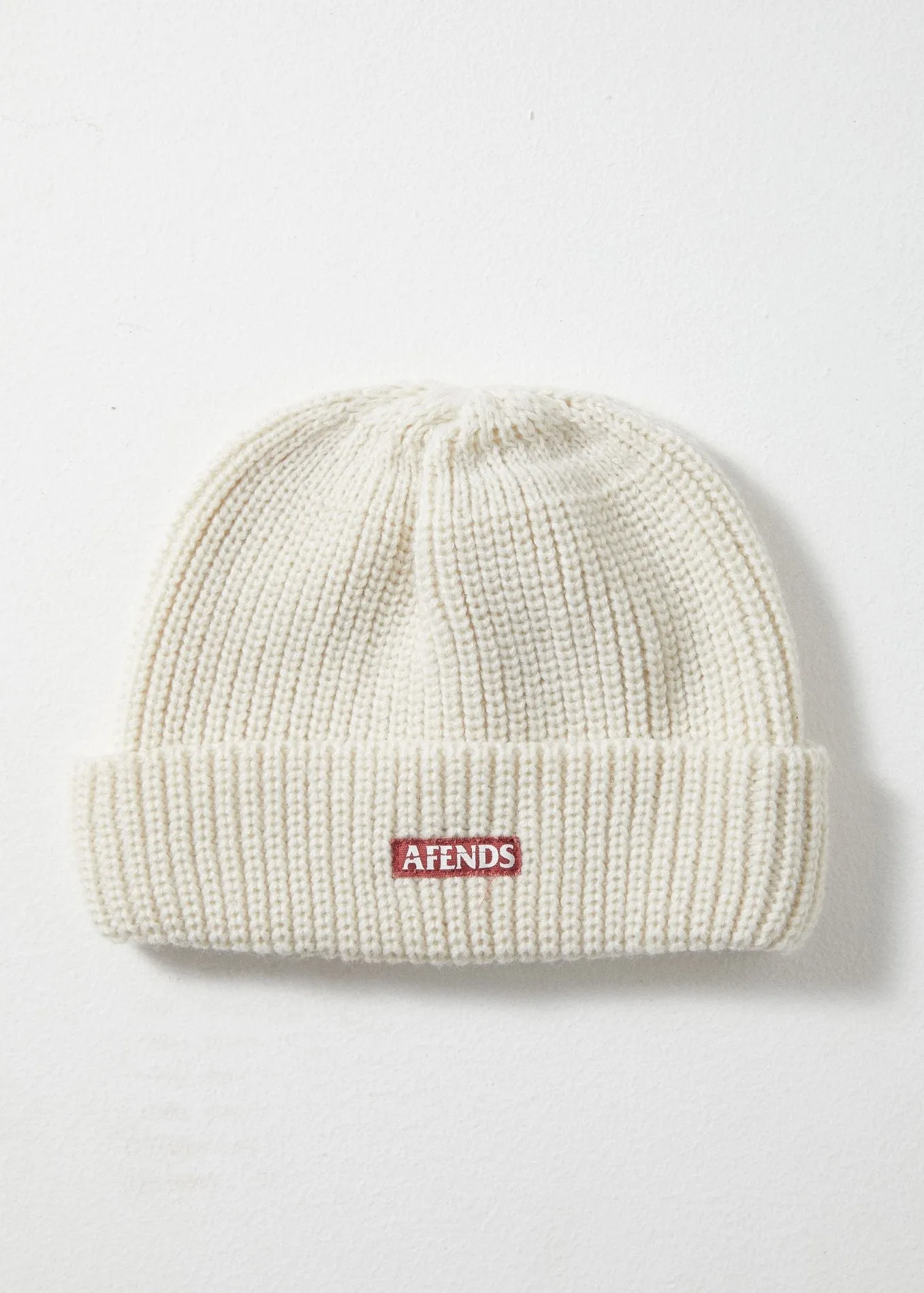 Afends Unisex Nowhere - Wharfie Beanie - Macadamia