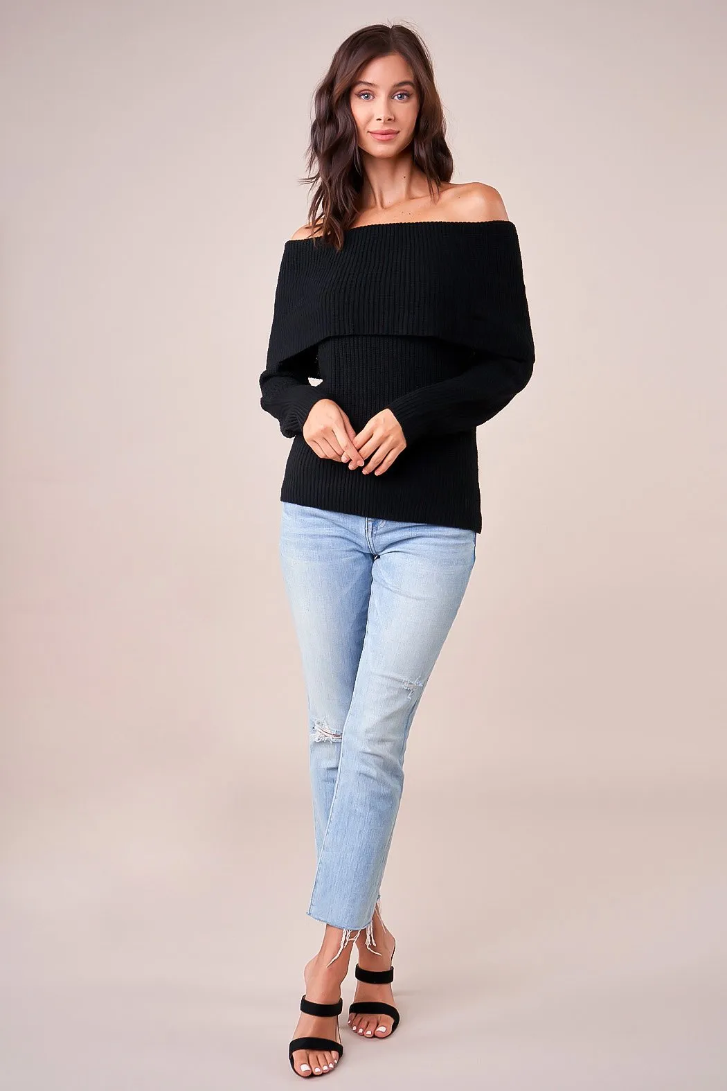 Allegra Off The Shoulder Sweater