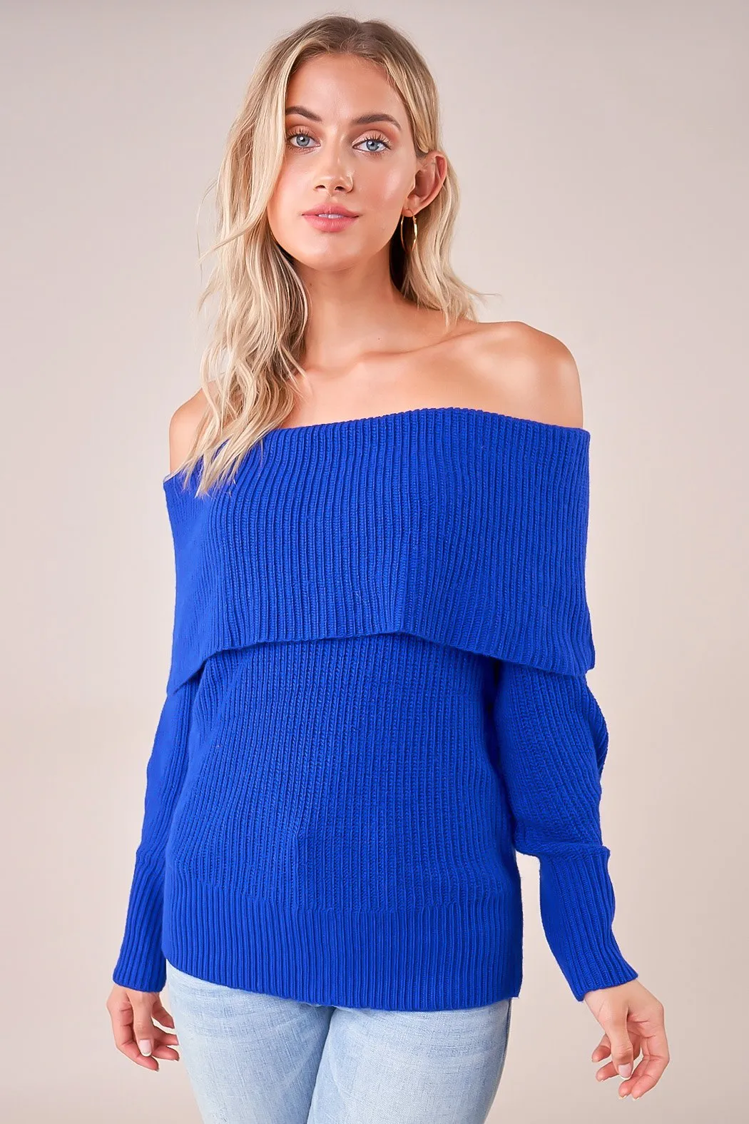 Allegra Off The Shoulder Sweater