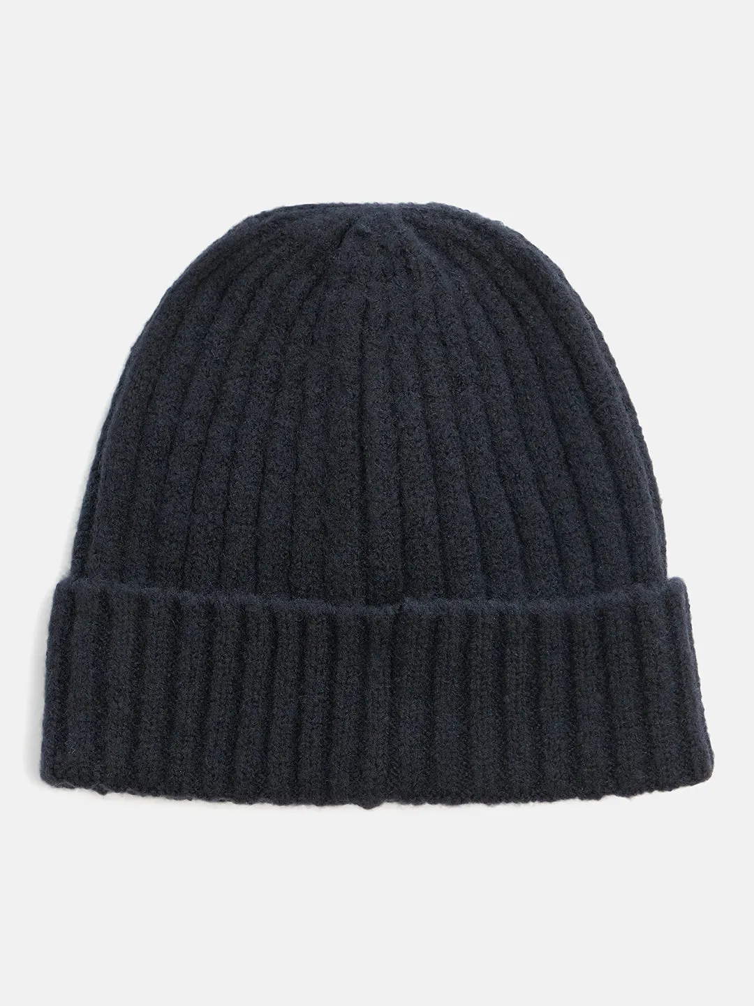 Antony Morato Men Navy Blue Solid Beanie