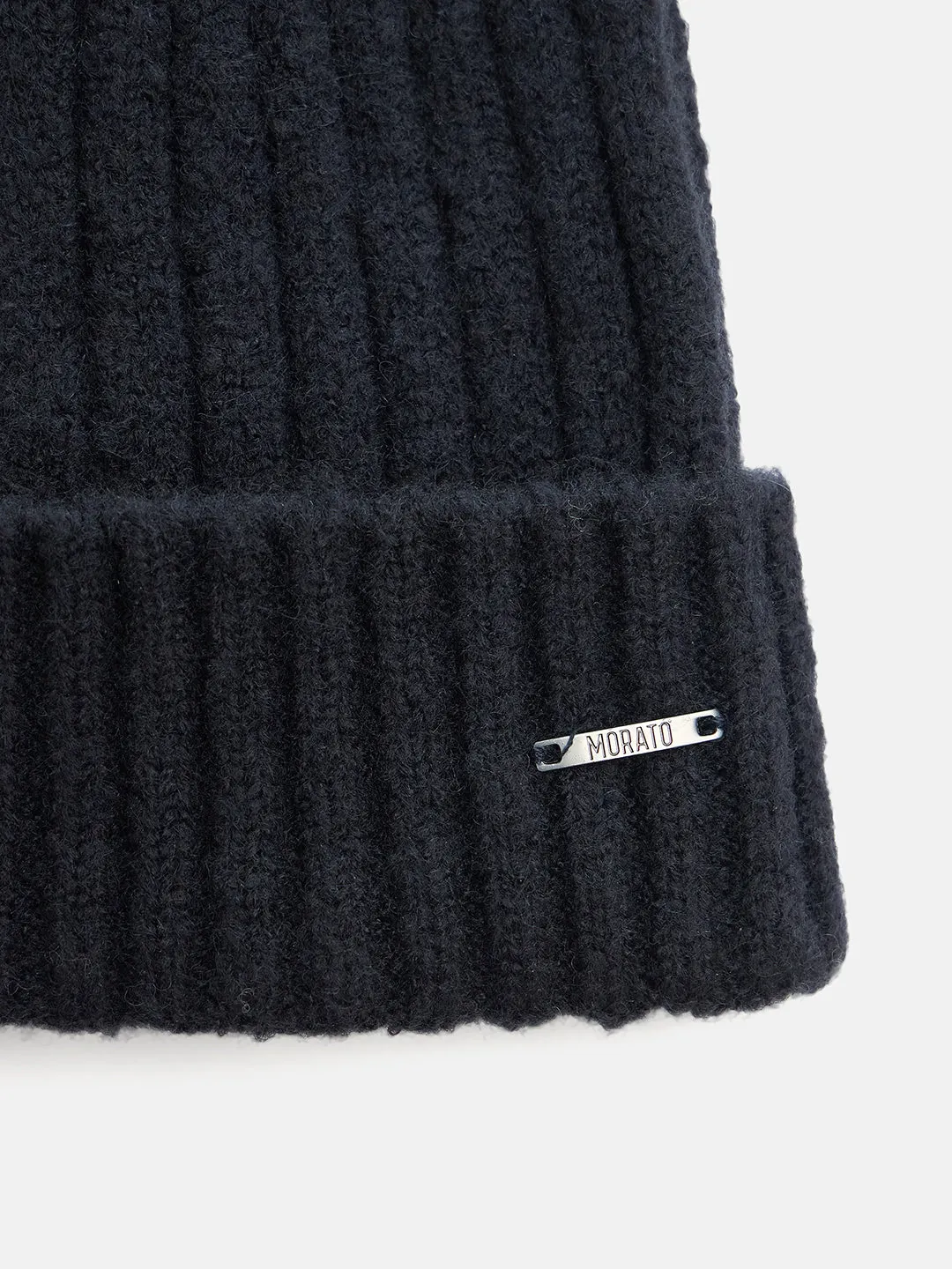 Antony Morato Men Navy Blue Solid Beanie