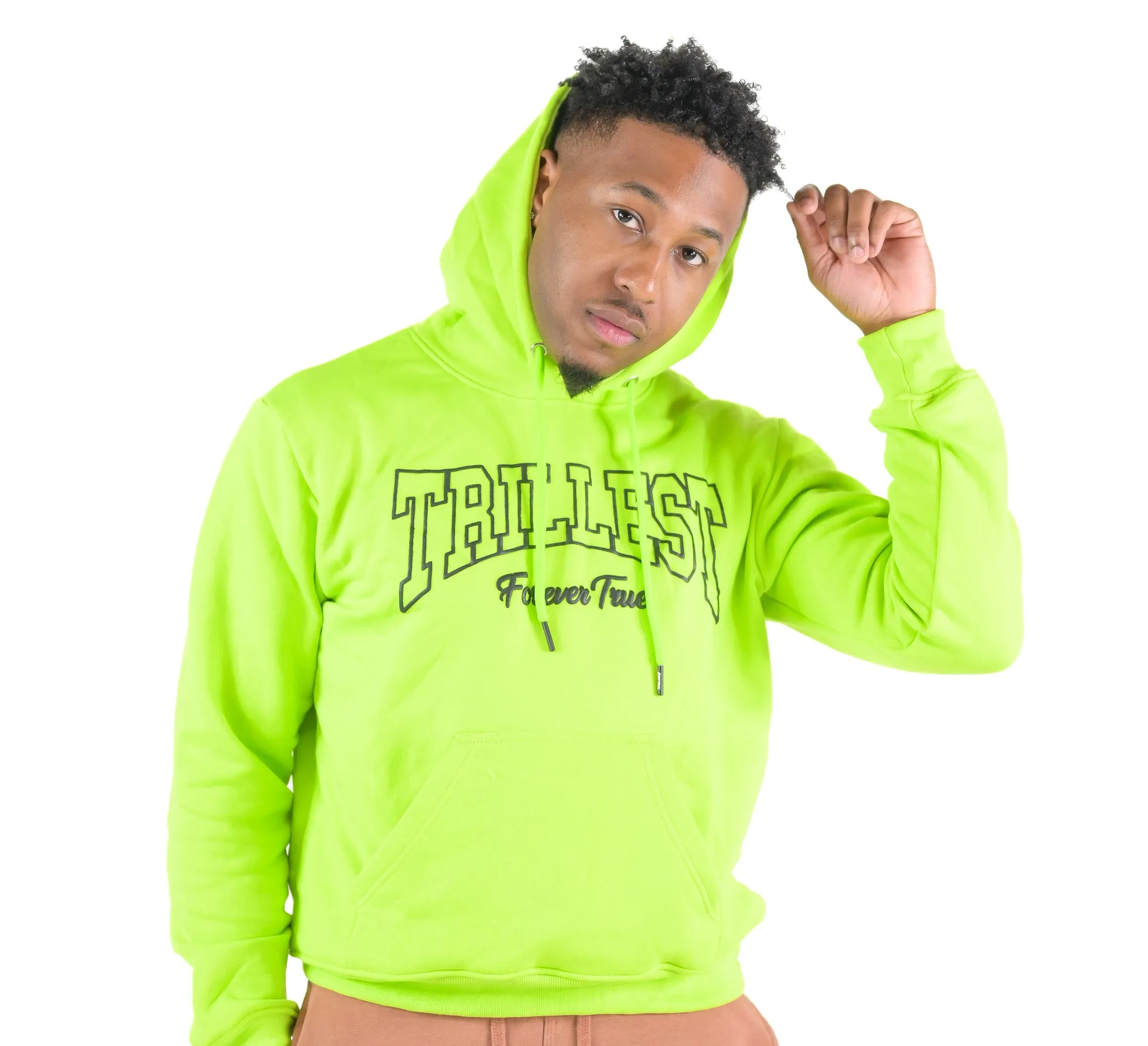 Arched Trillest Forever True Hoodie - Volt Green/Black