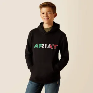 Ariat Boy's Black Mexico Logo Hoodie 10046471