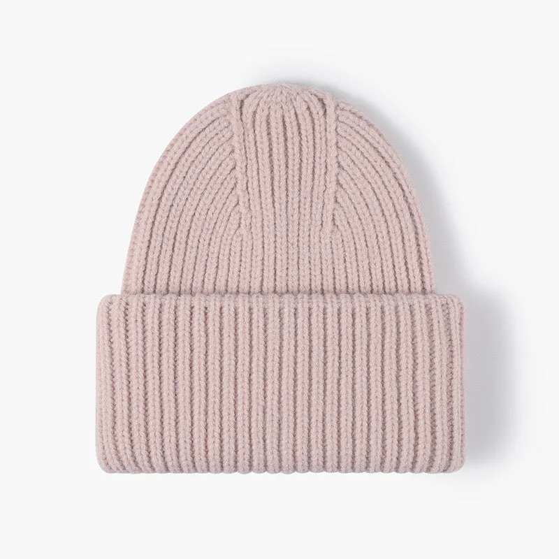 Arya Unisex Wool Beanie Hat (Premium Quality) - Pink