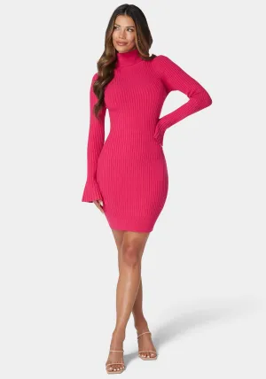 Autumn Bell Sleeve Sweater Dress