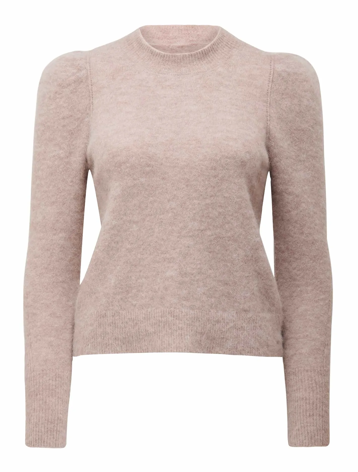 Ava Brushed Pleat Sleeve Knit Jumper