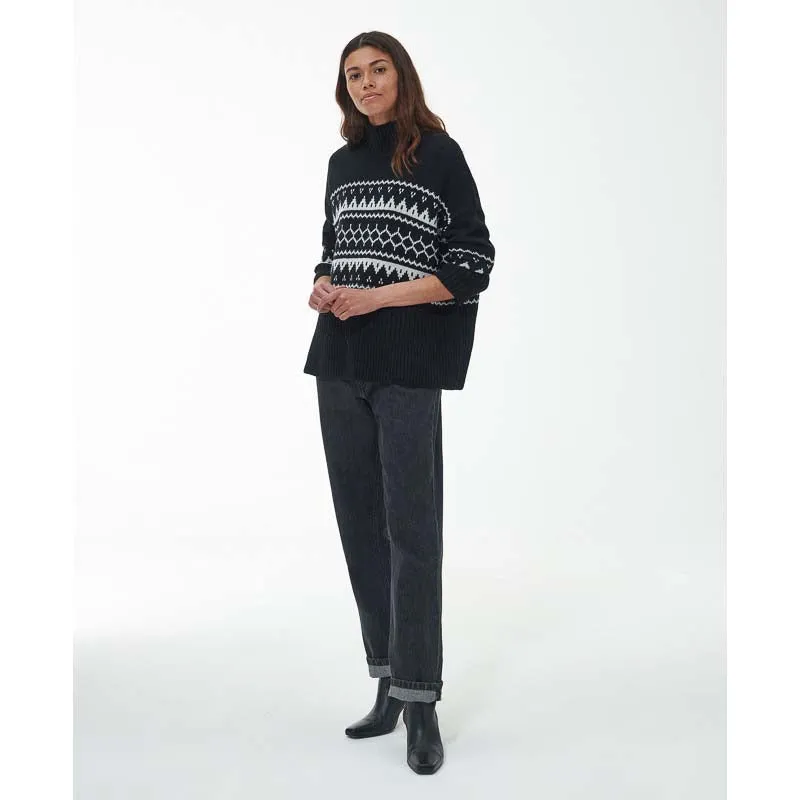 Barbour Pine Ladies Jumper - Black