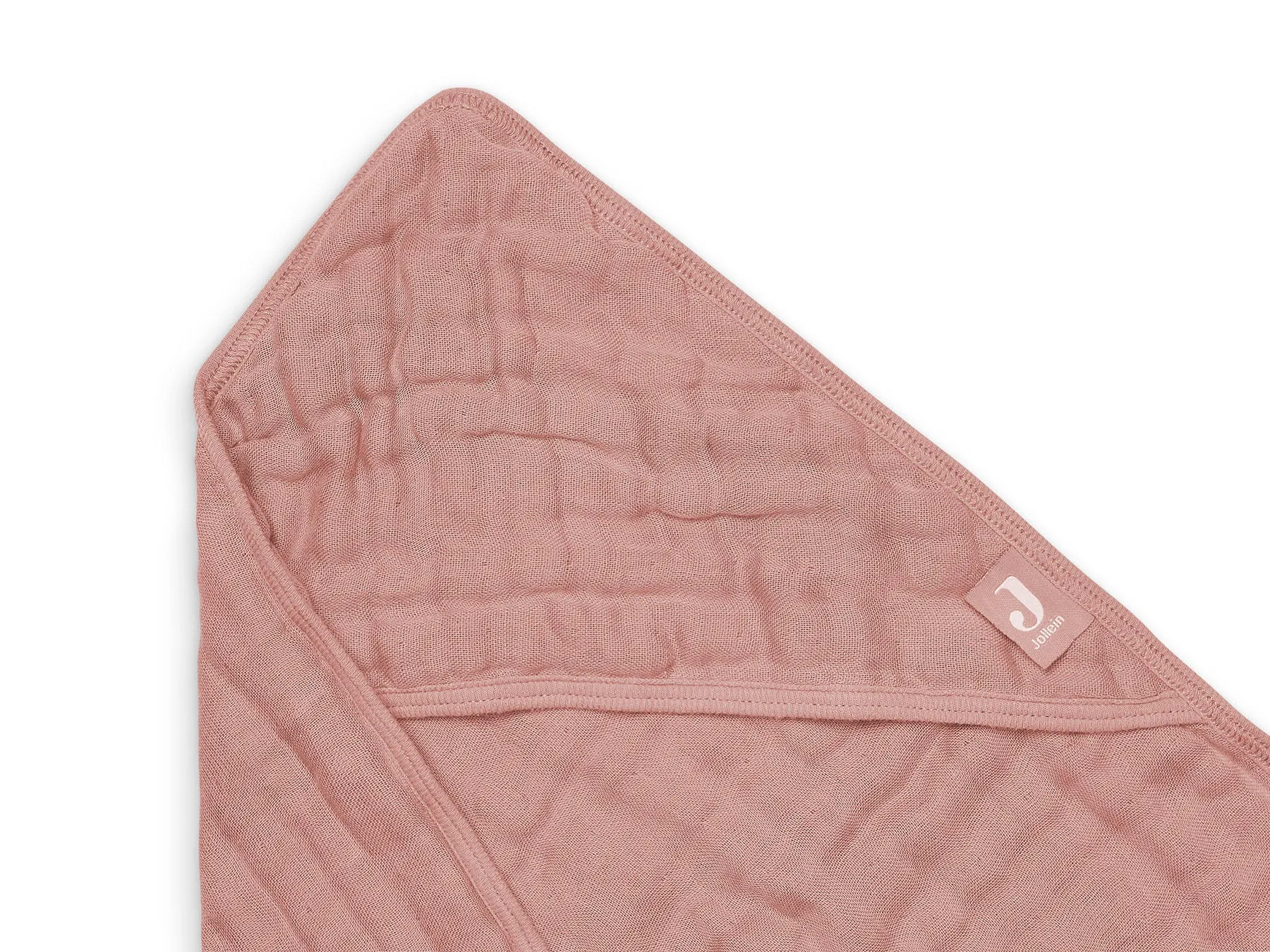 Bath cape Wrinkled Cotton 75x75cm - Rosewood