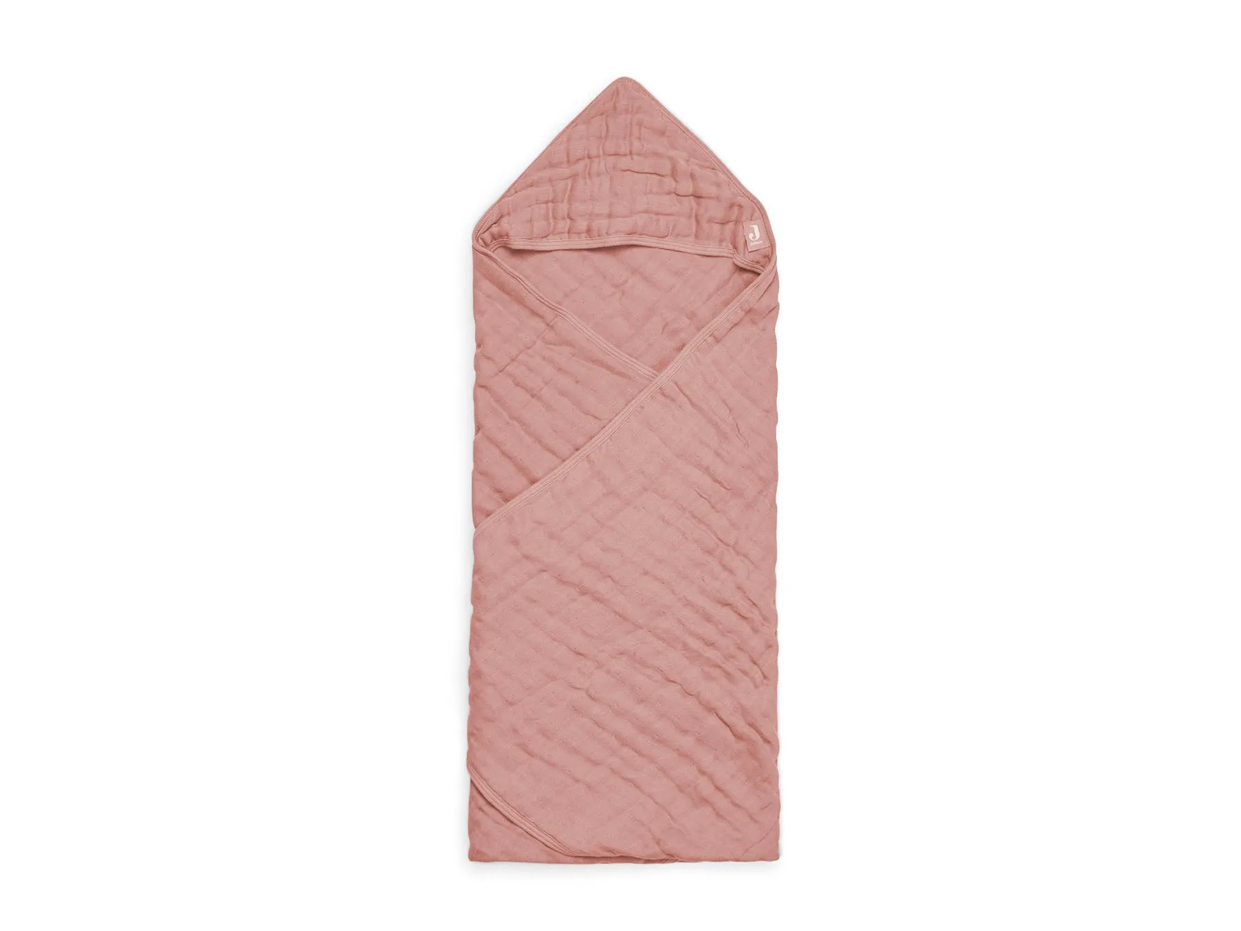 Bath cape Wrinkled Cotton 75x75cm - Rosewood