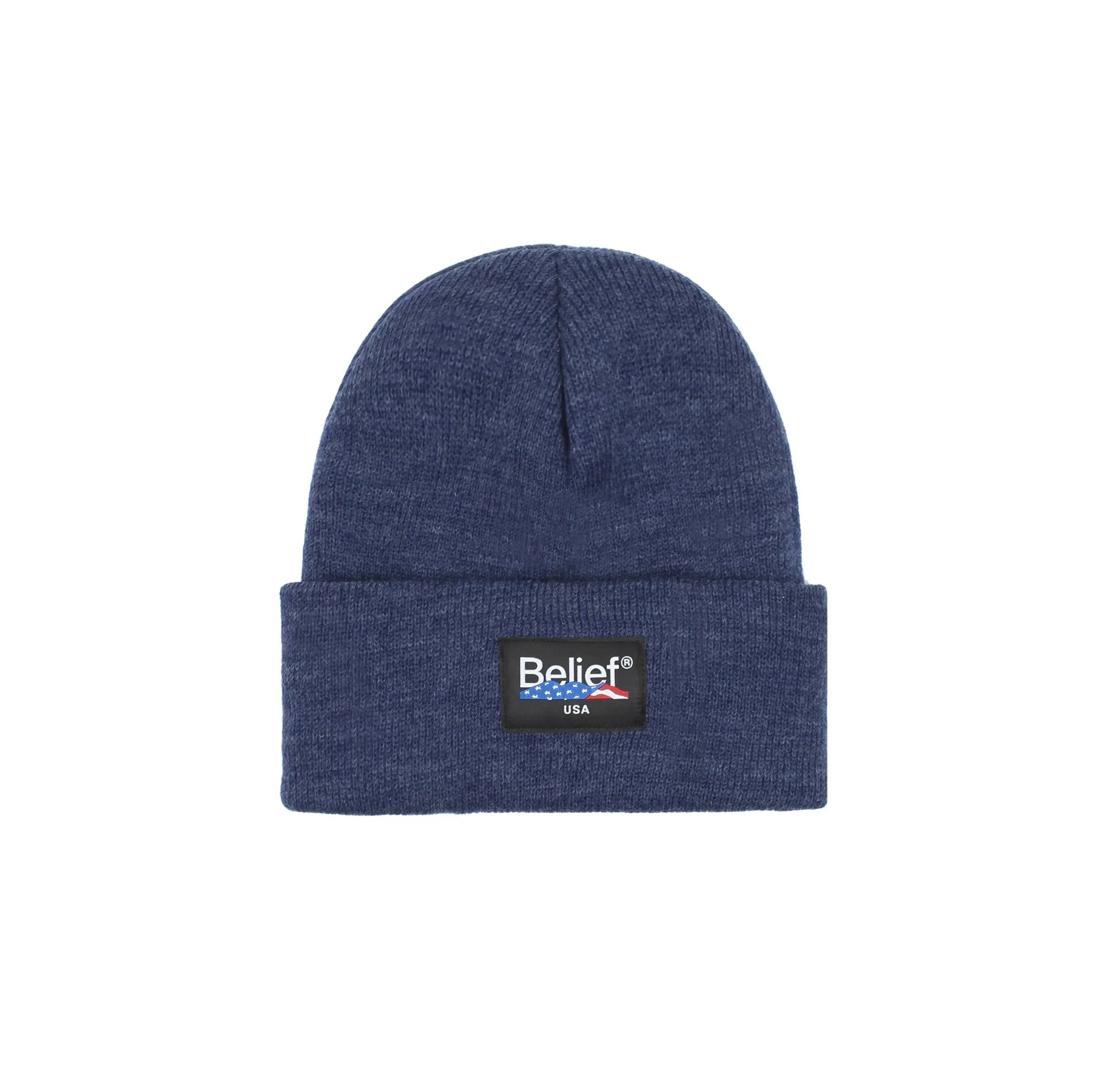 Belief NYC United Beanie - Denim Heather