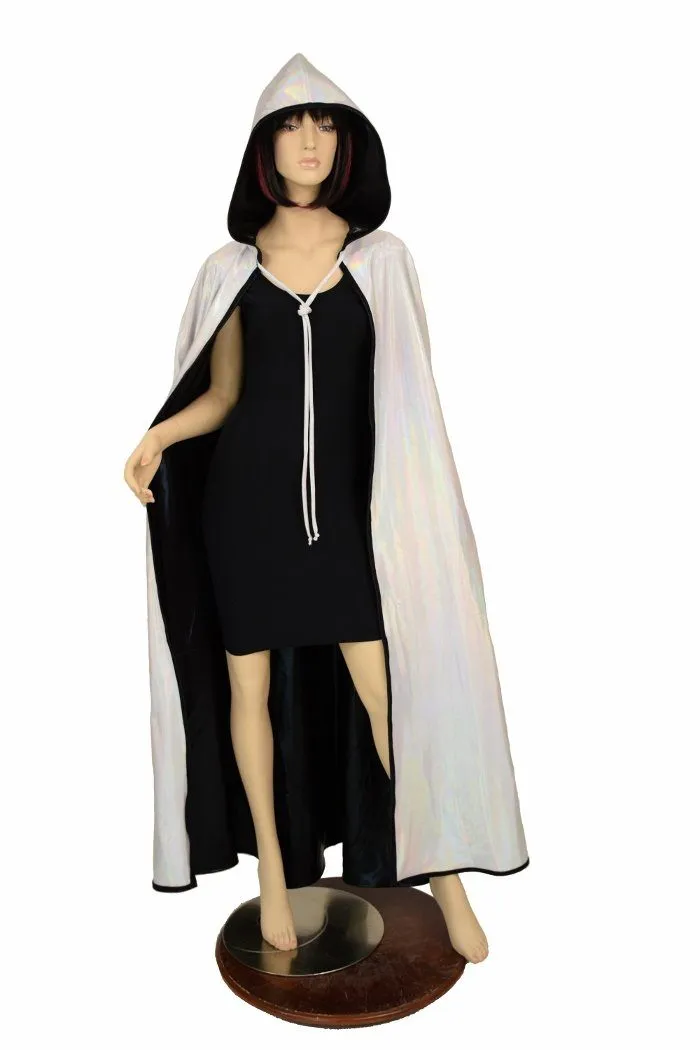 Black & Flashbulb Reversible Cape