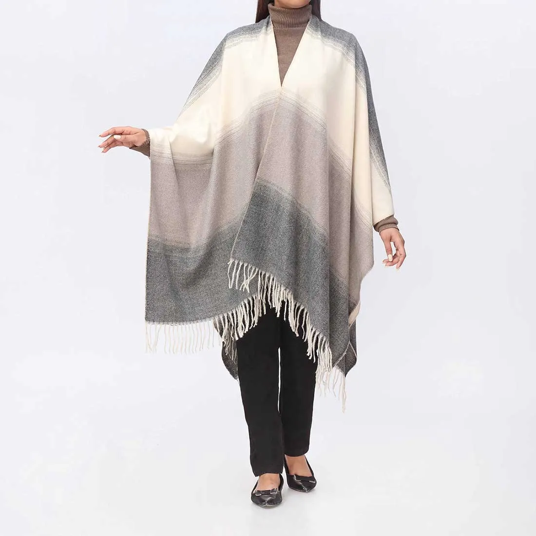 Black Cape Shawl PW3888