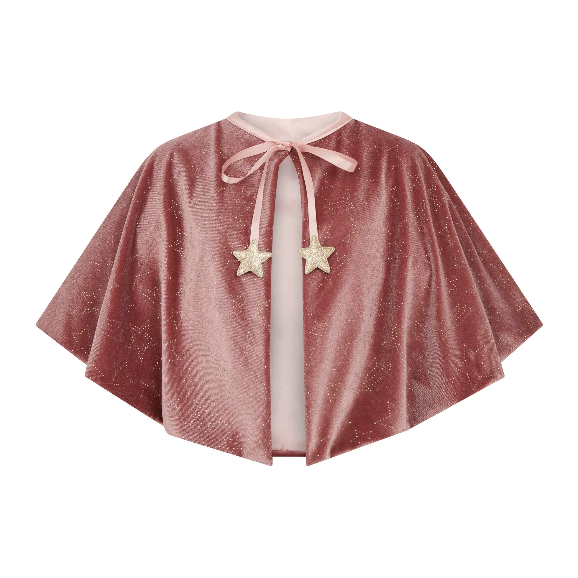 Blush Velvet Cape | Pink