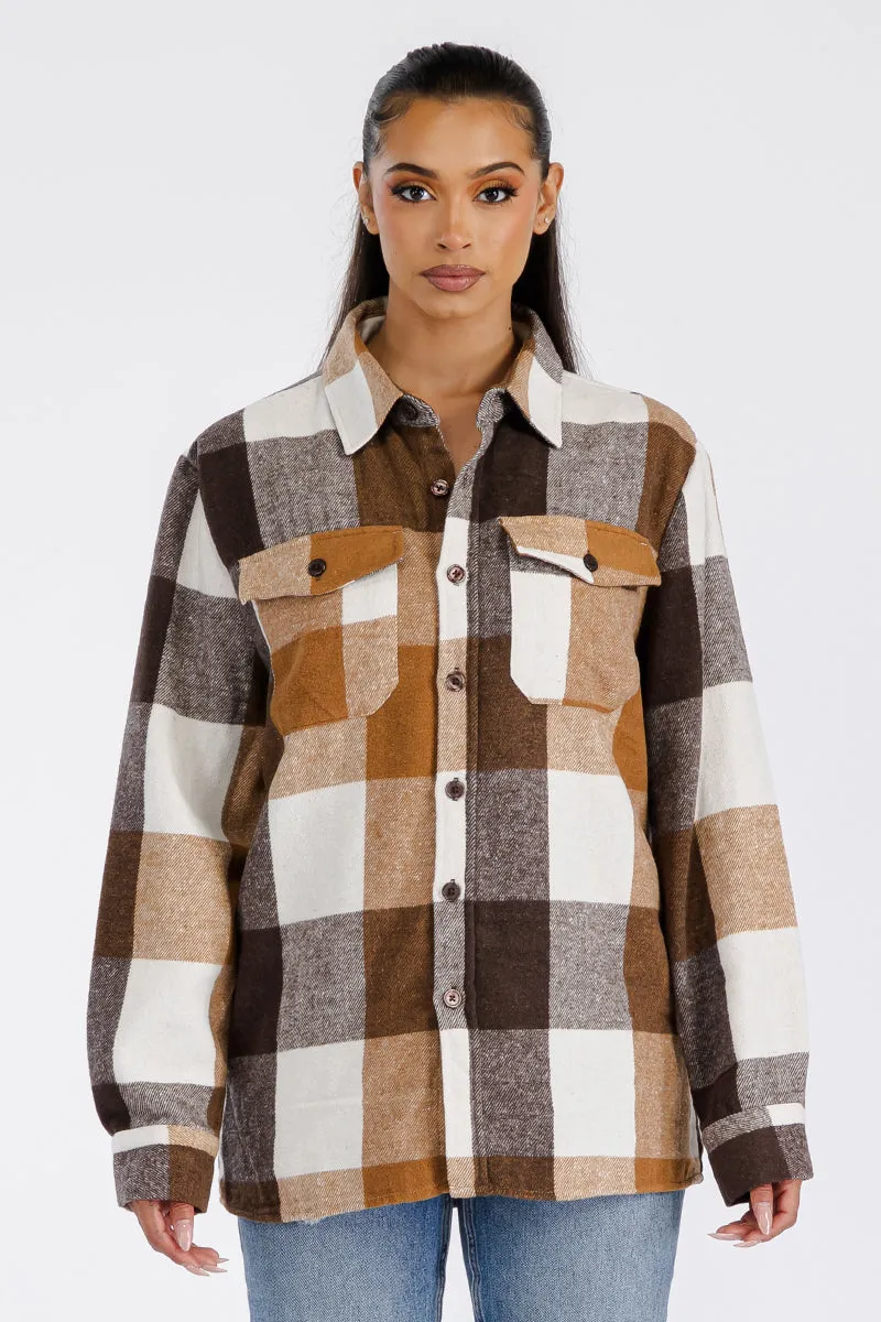 Boyfriend Oversized Soft Flannel Shacket