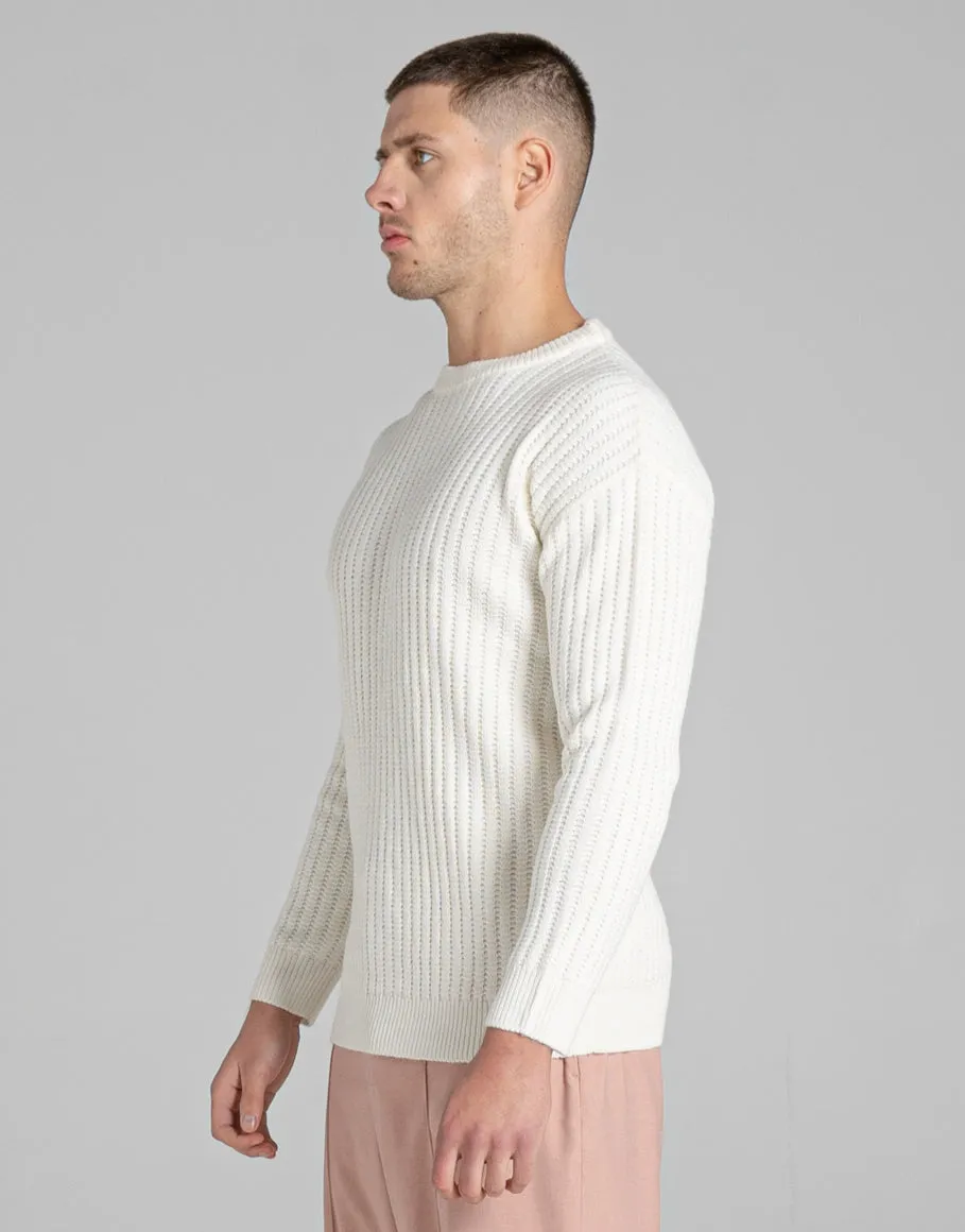 BRAC TEXTURED JUMPER | IVORY