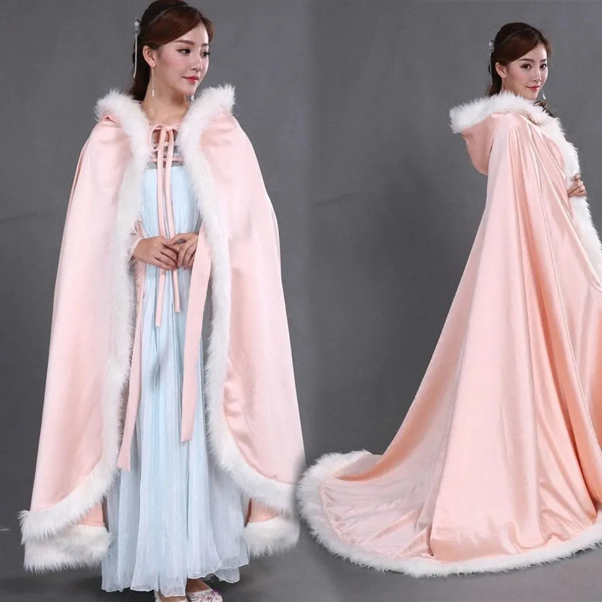 Bridal Hooded Cloak - *Rentable*