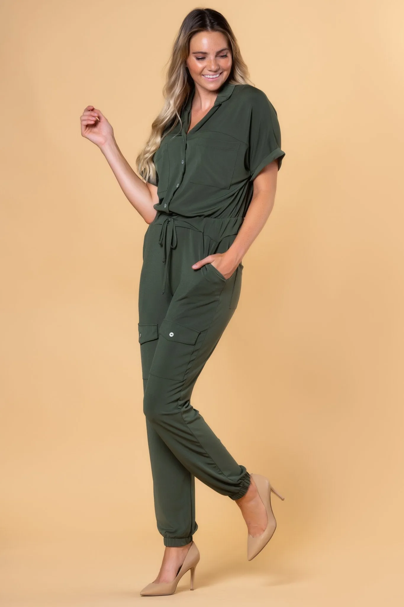 Brigitte Brianna Cargo Jumper