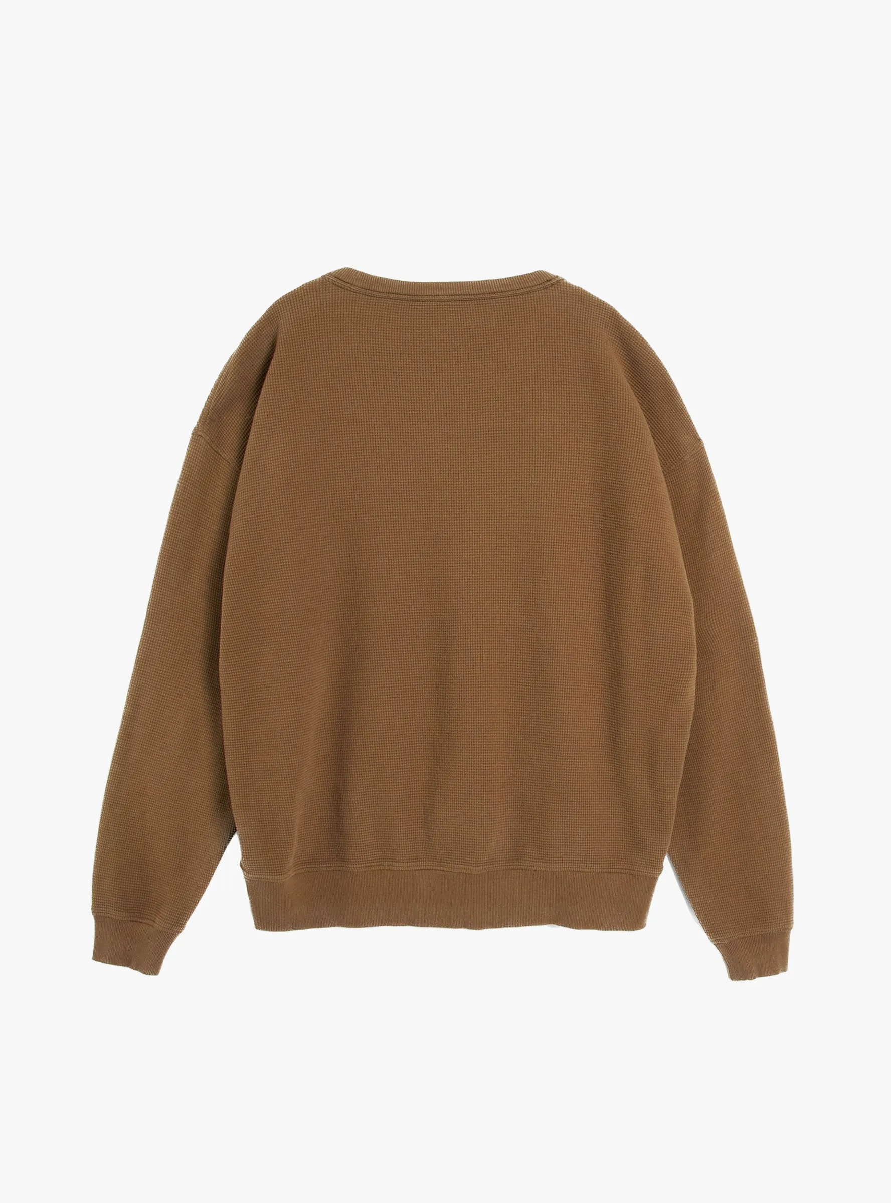 Brushed Waffle Zephyr Sweatshirt Olive