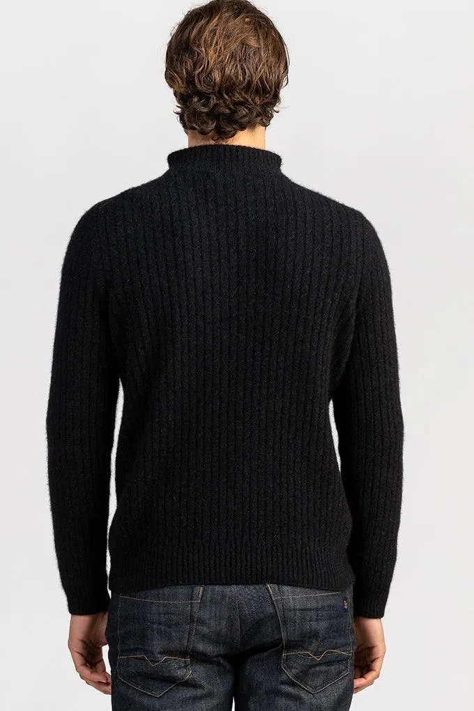 Cable Half Zip Sweater