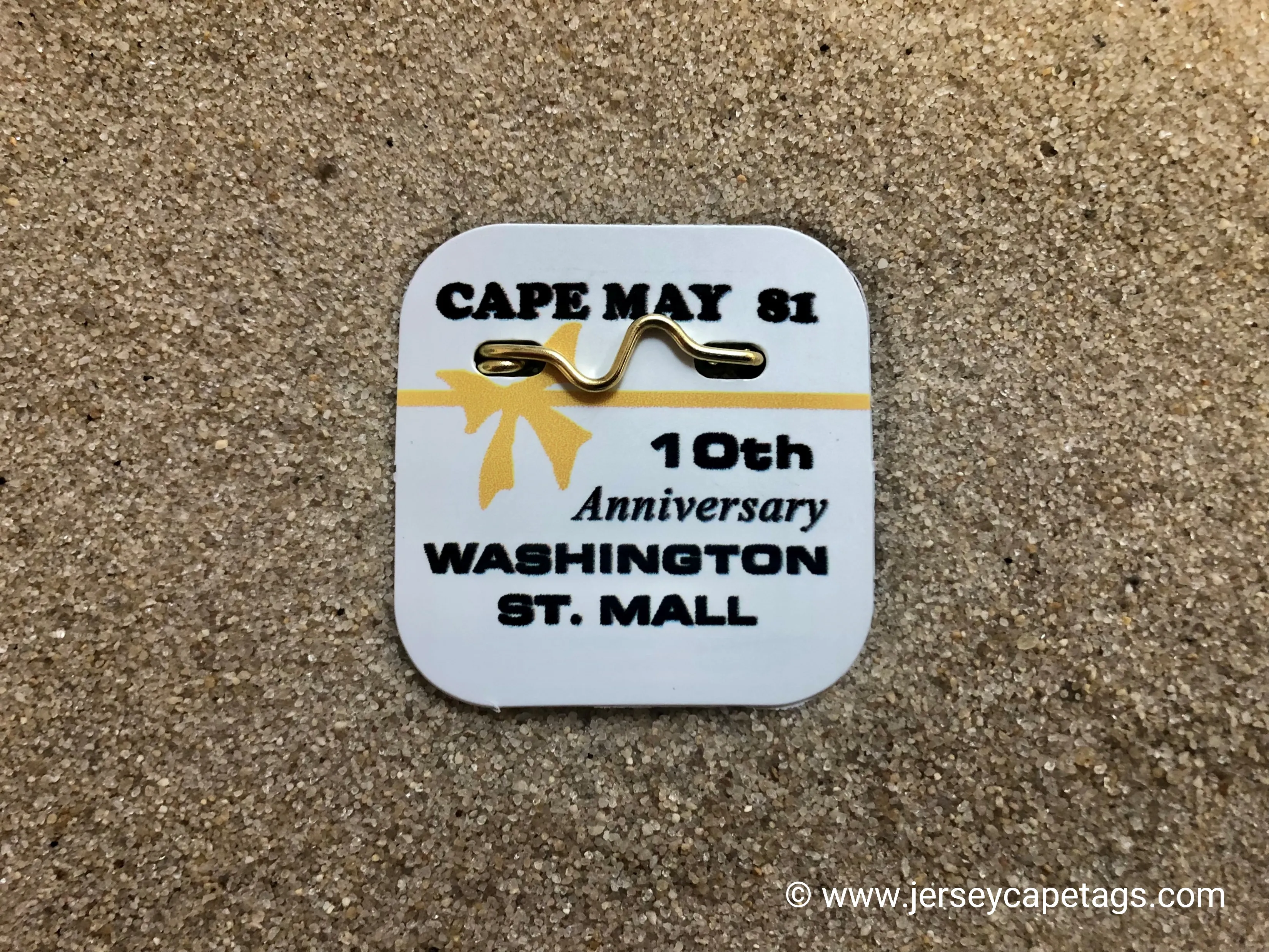 Cape May 1981 Seasonal Beach Tag