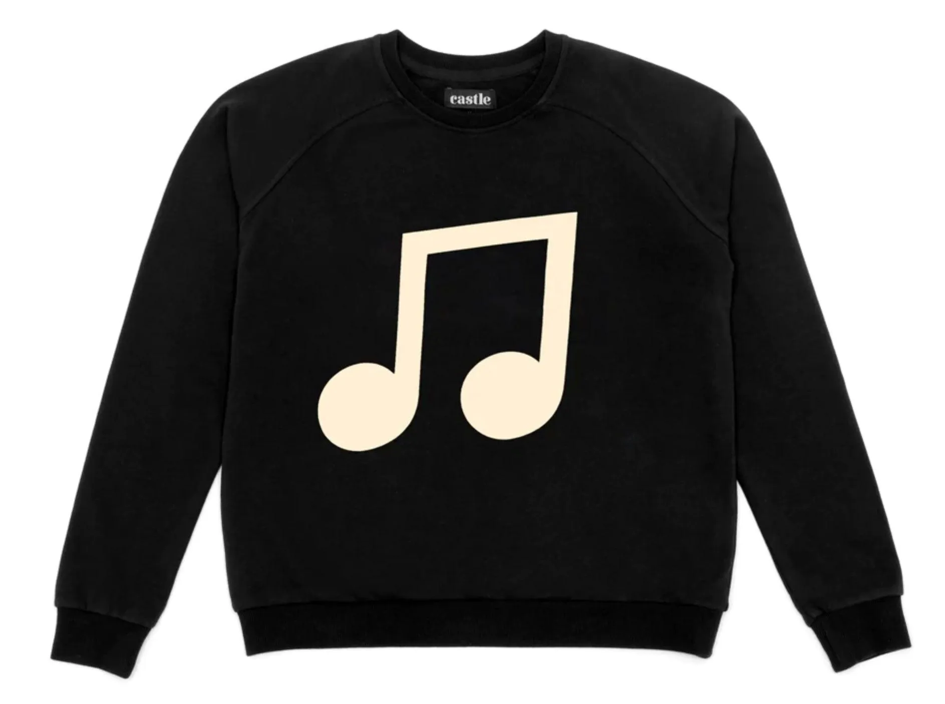 Castle and Things Musical Black Sweater in Black