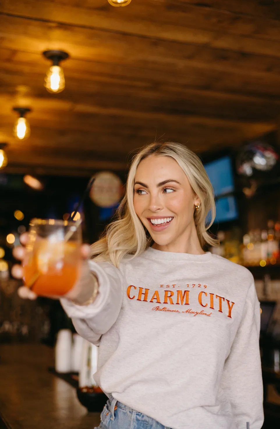 Charm City Crewneck Sweatshirt By Brightside