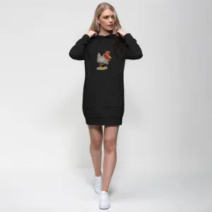 Chicken Premium Adult Hoodie Dress