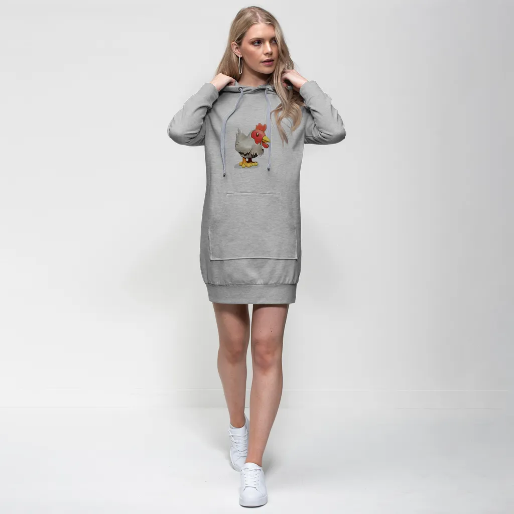 Chicken Premium Adult Hoodie Dress