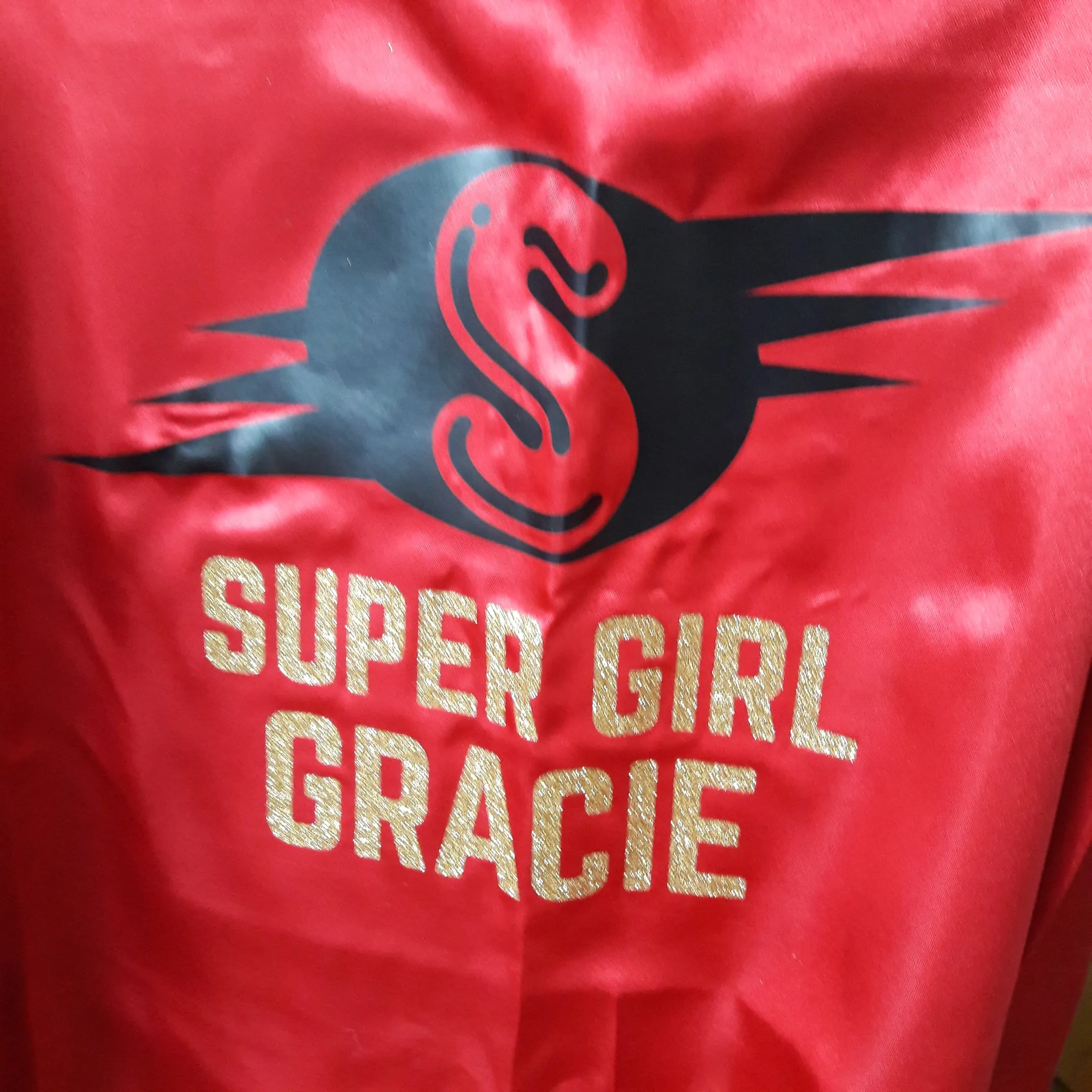 Children's Red Superhero Cape - Personalised