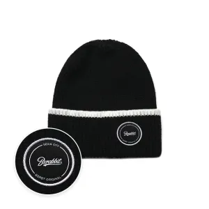 CIRCLE LINE BEANIE BLACK