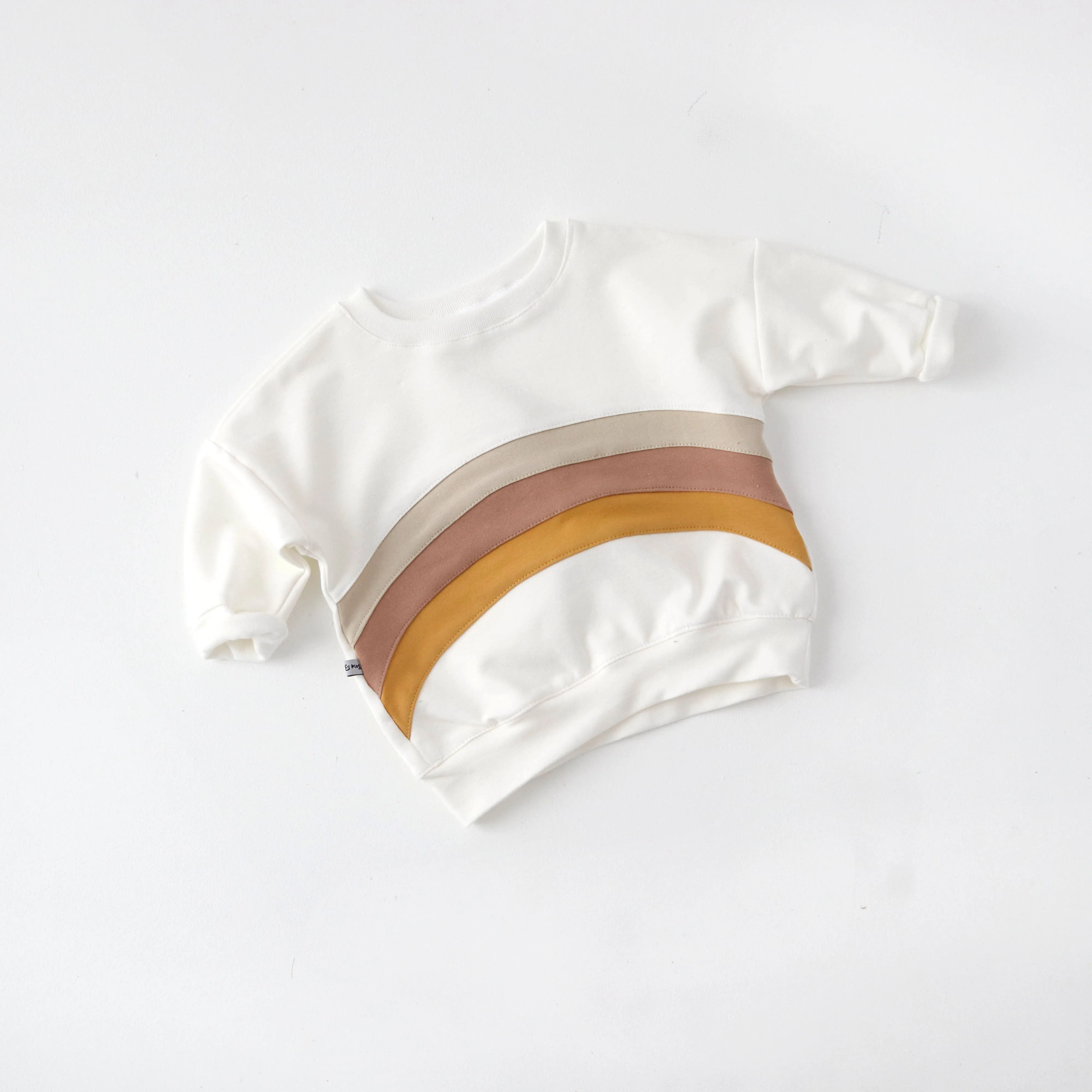 COLOUR BLOCK Sweatshirt - vanilla