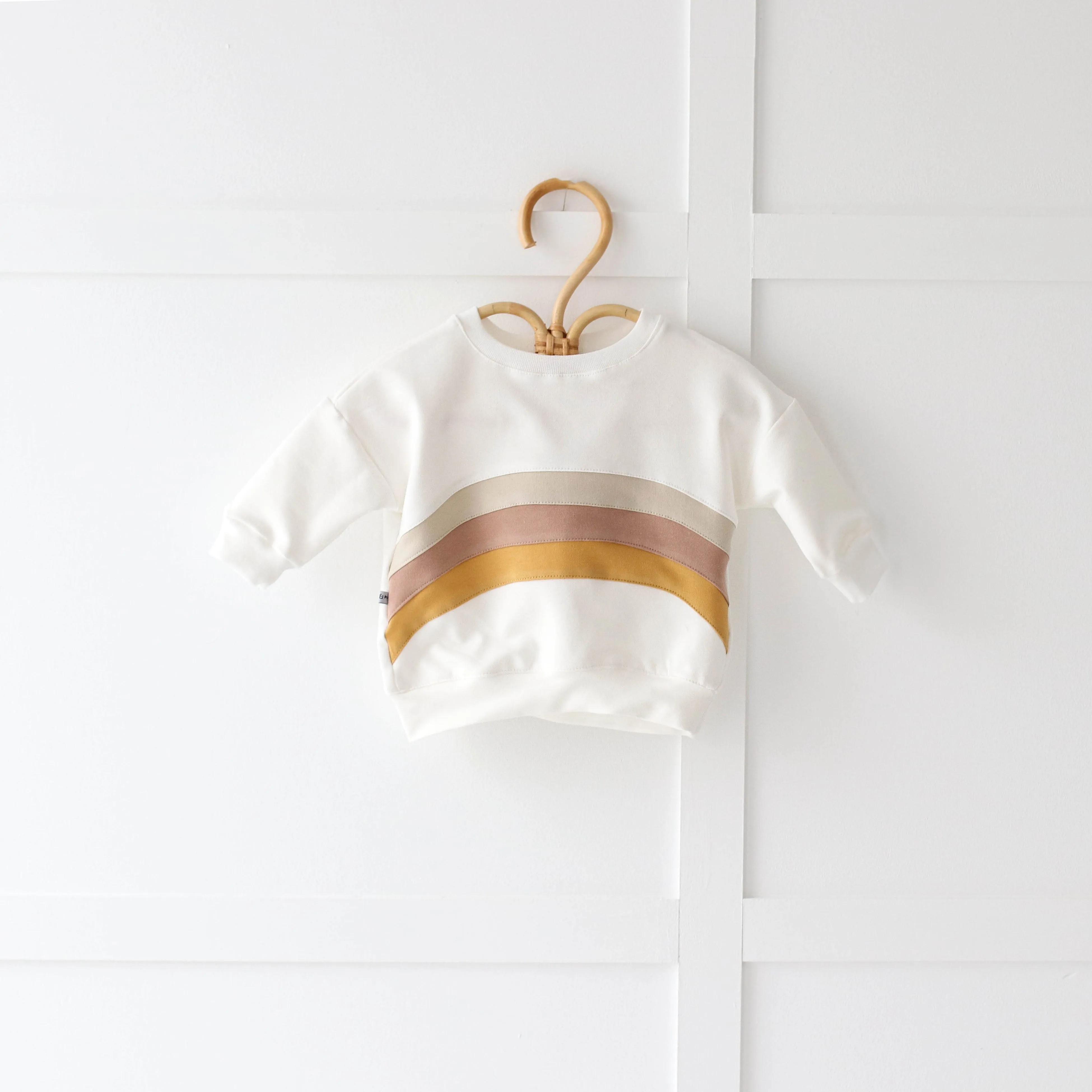 COLOUR BLOCK Sweatshirt - vanilla