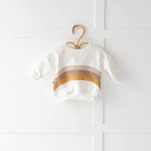 COLOUR BLOCK Sweatshirt - vanilla