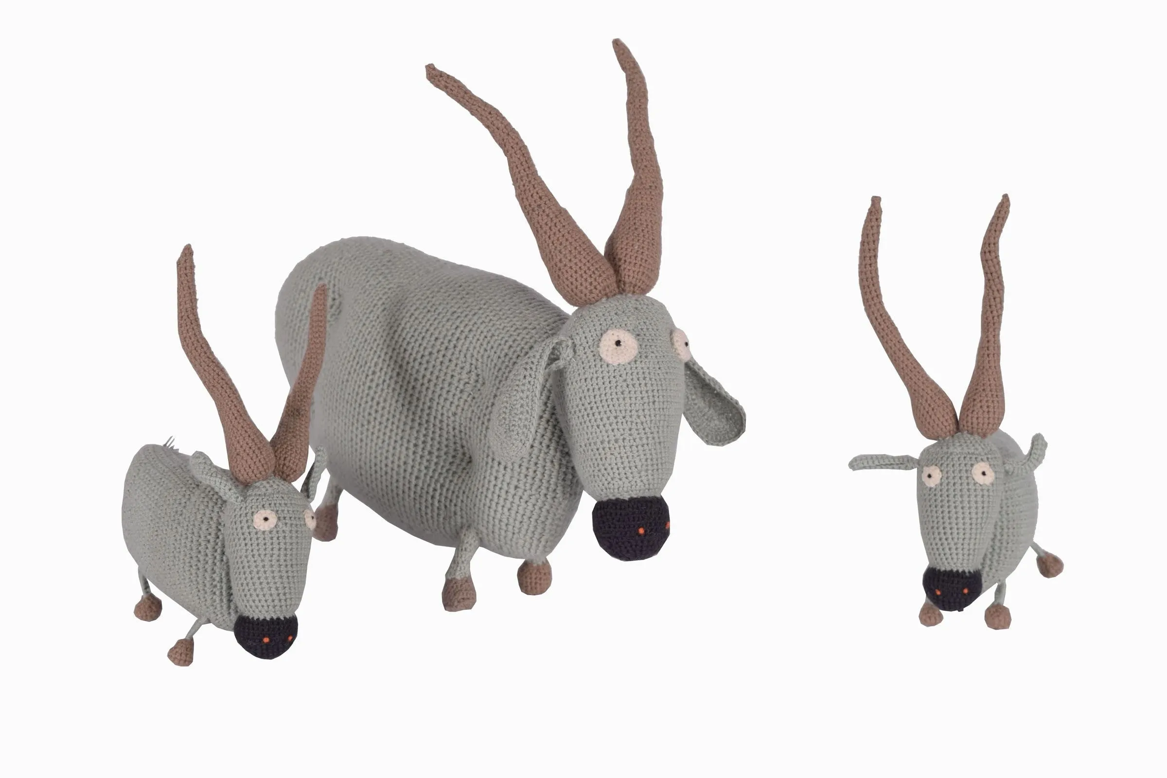 Crocheted Baby wildebeest