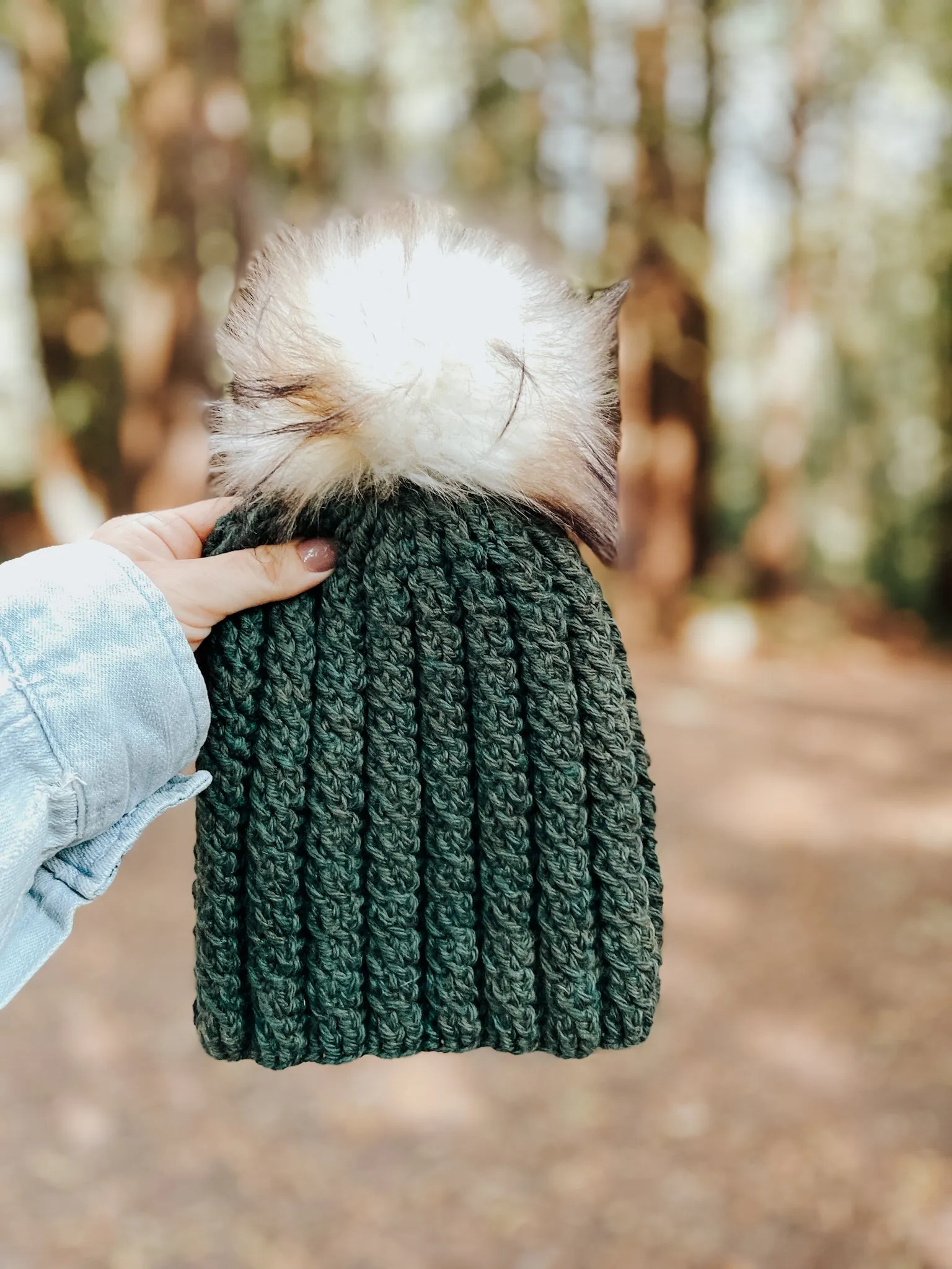 Crossvine Cable Beanie Pattern