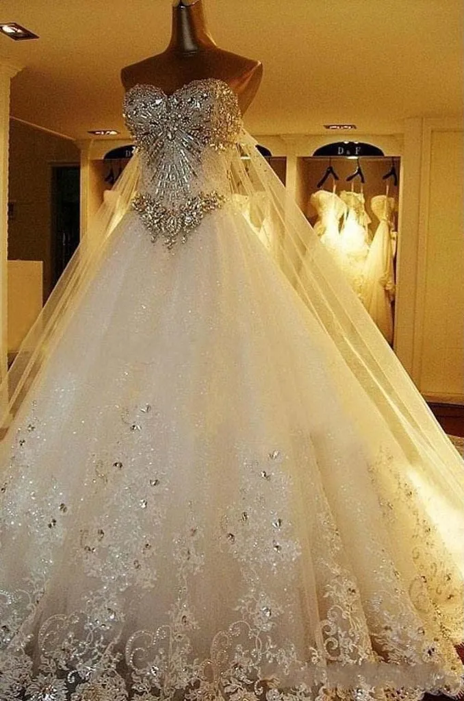 Crystal Wedding Dress Bridal gown