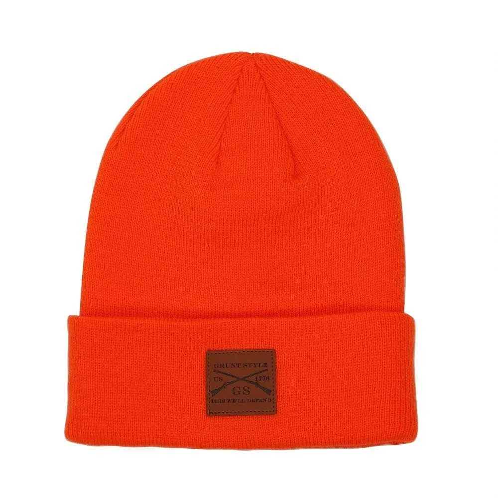 Cuffed Beanie - Safety Orange