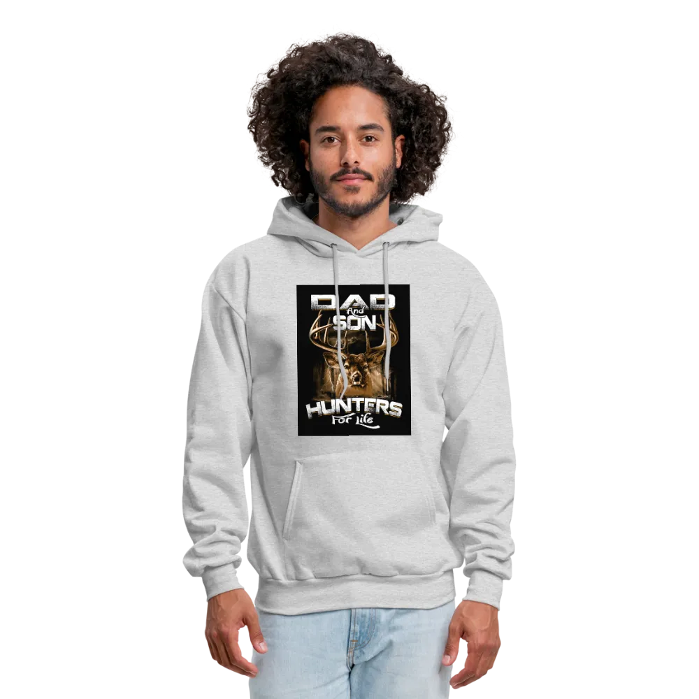 Dad & Son Hunters For Life Men's Hoodie