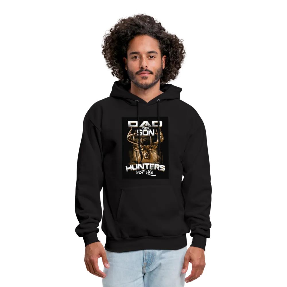 Dad & Son Hunters For Life Men's Hoodie