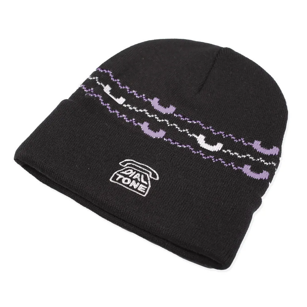 Dial Tone Wheel Co Hotline Beanie Hat Black