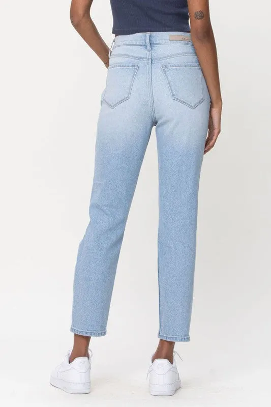 Favorite Notification High Rise Mom Crop Jeans