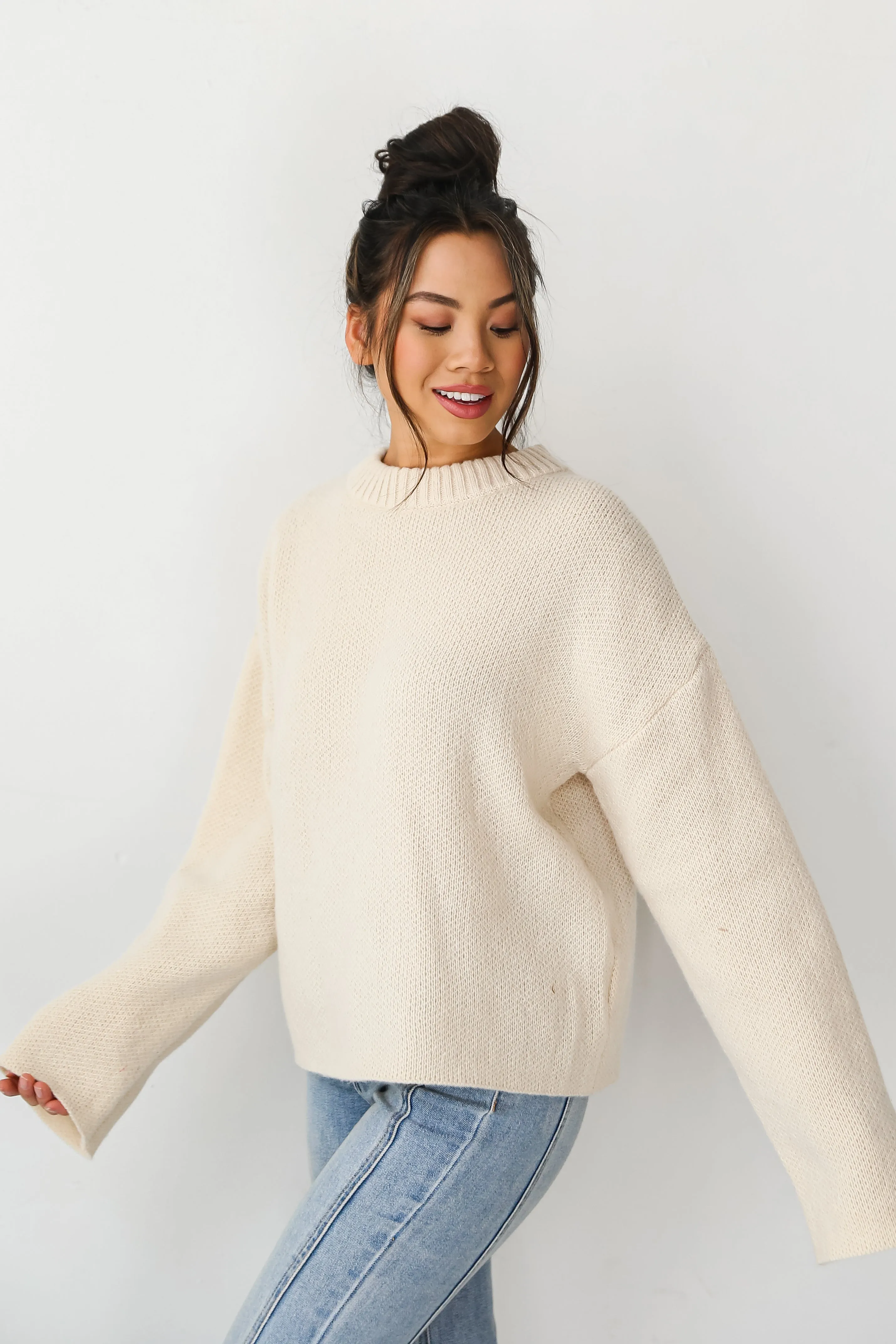 FINAL SALE - Hailey Oversized Sweater - DOORBUSTER