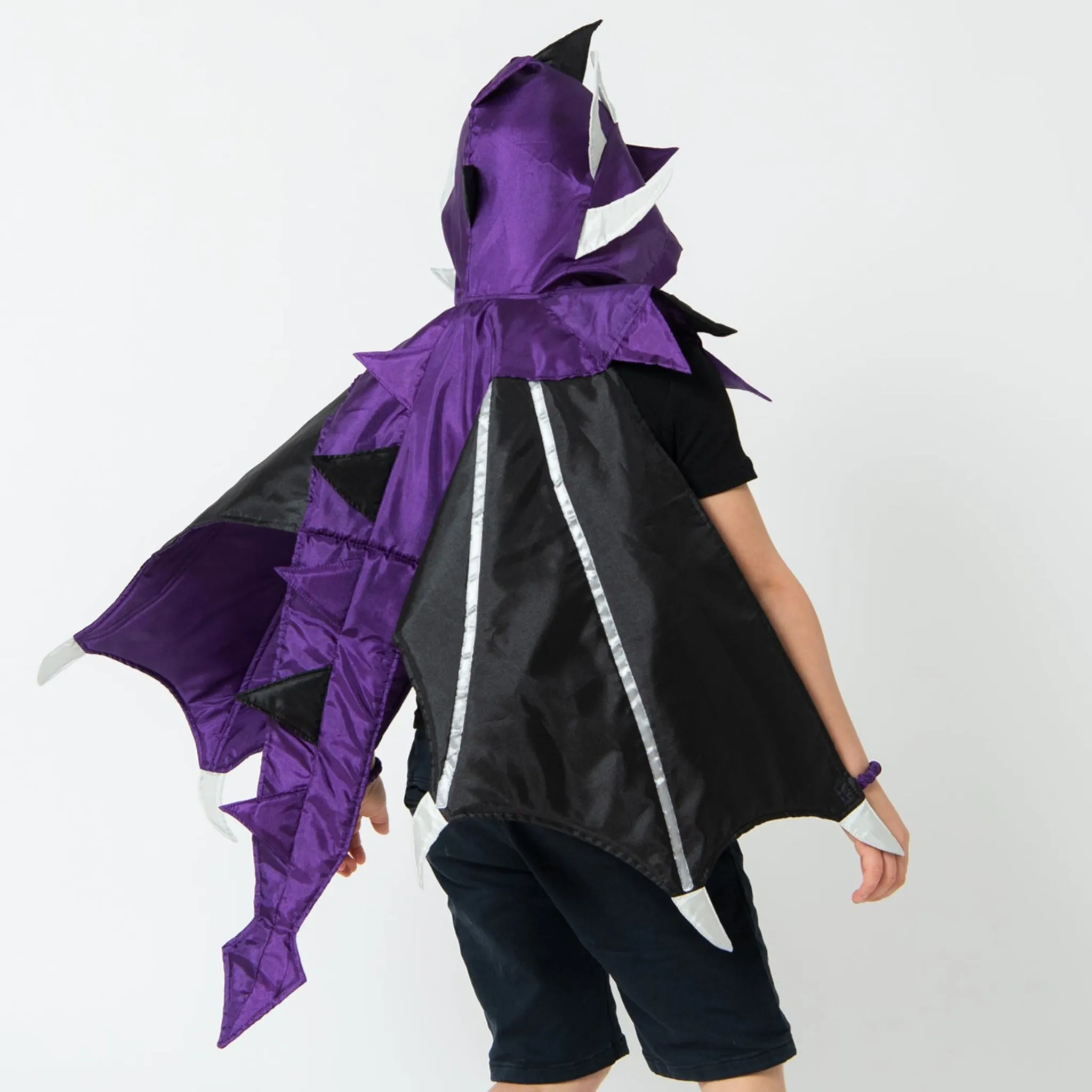 Fire Dragon Cape Purple/Black